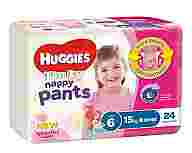 Huggies Girl Nappy Pants Ultra Dry Junior 15kg+ S6