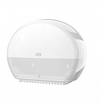 Tork Mini Jumbo Toilet Roll Dispenser White T2