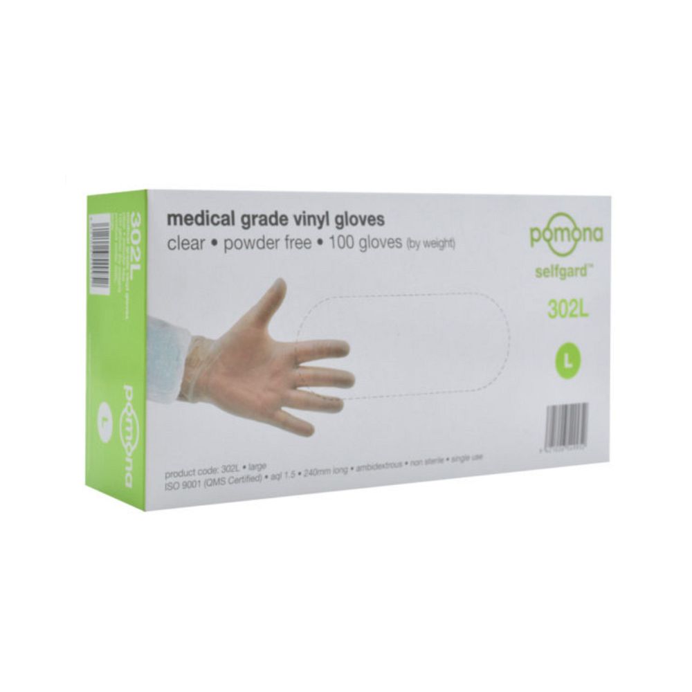 Disposable Vinyl Clear PowderFree Gloves USL Medical