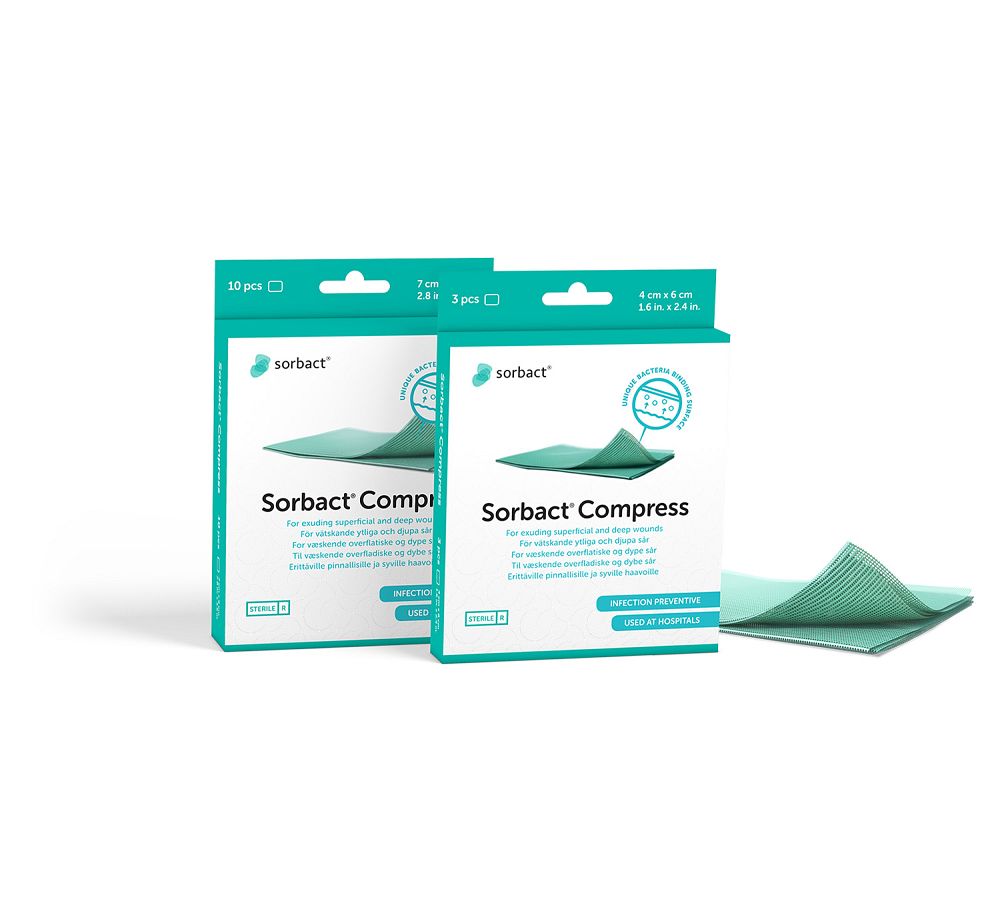 sorbact dressing Cutimed - - Impregnated Cutimed - Sorbact - 0.8 X 19.7 Inch Gauze Sorbact - Sterile - 1/Each binding post Sorbact Compress - USL Medical
